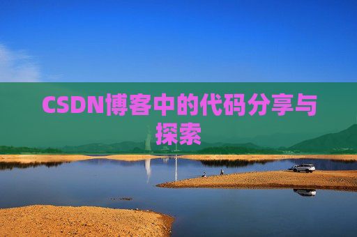 CSDN博客中的代码分享与探索